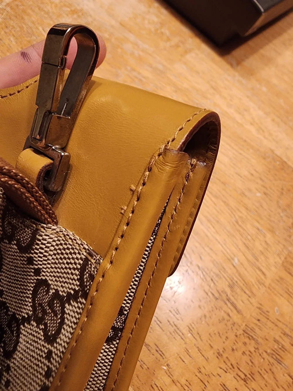 vintage Gucci GG Canvas Phone Holder or multipurpose pouch